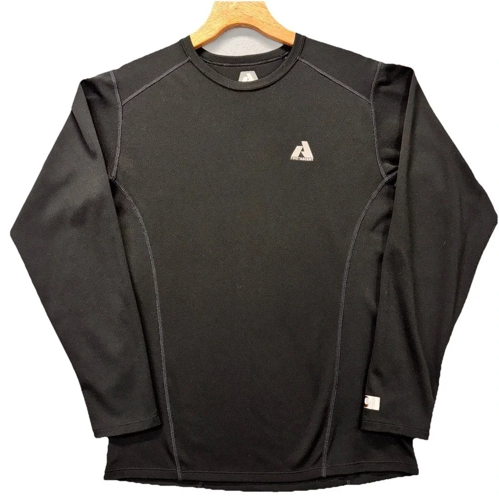 Eddie Bauer First Ascent Shirt Mens‎ S Baselayer Whittaker Mountaineering Black